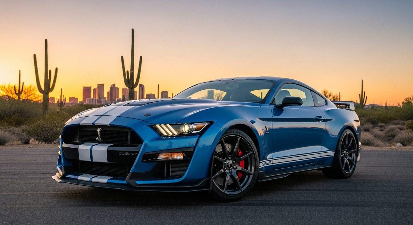 Explore the 2022 Shelby Mustang GT500 in Phoenix, AZ. Experience unmatched performance and style. Check our live inventory today!