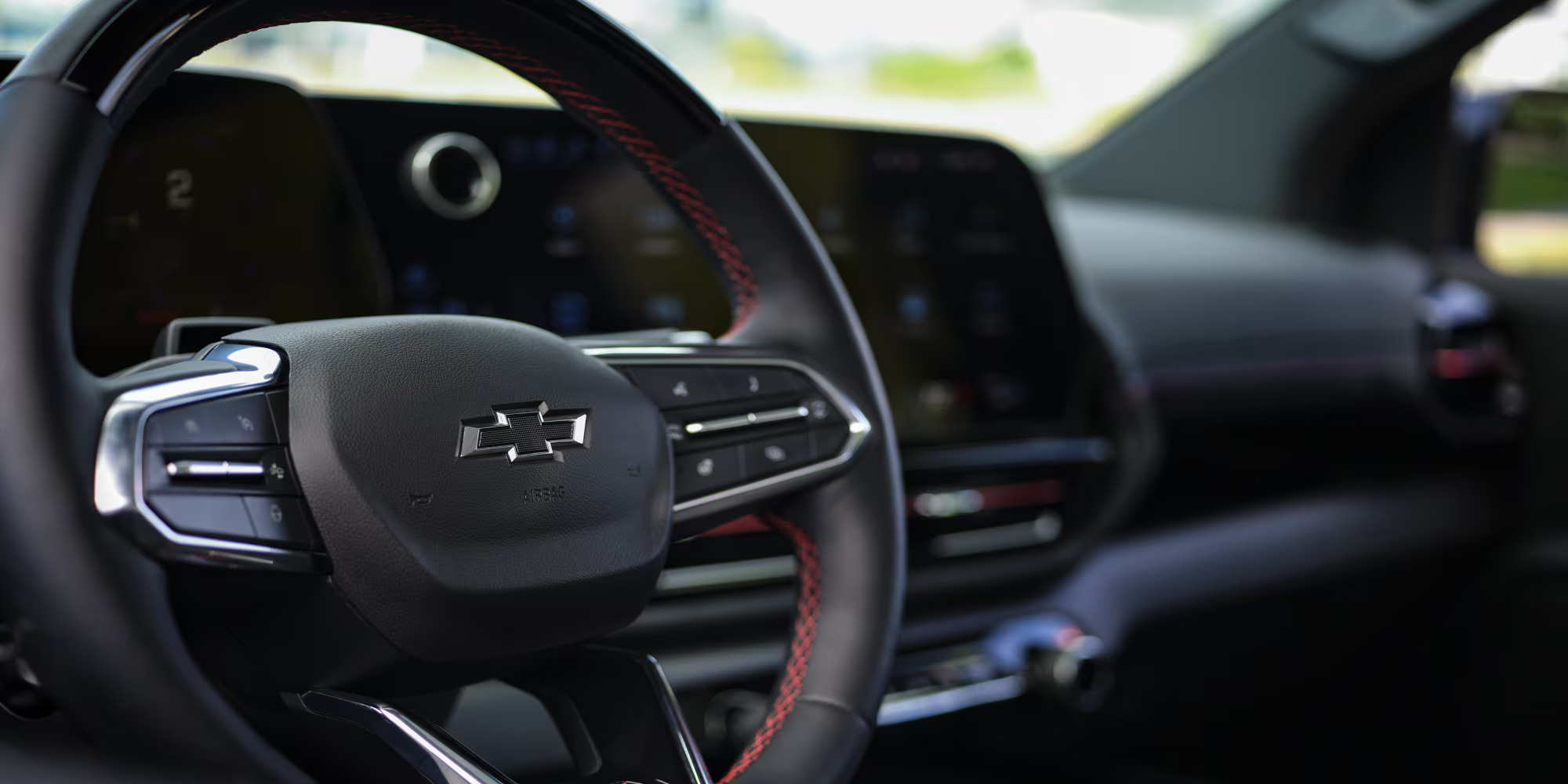 The interior design of a silverado ev.