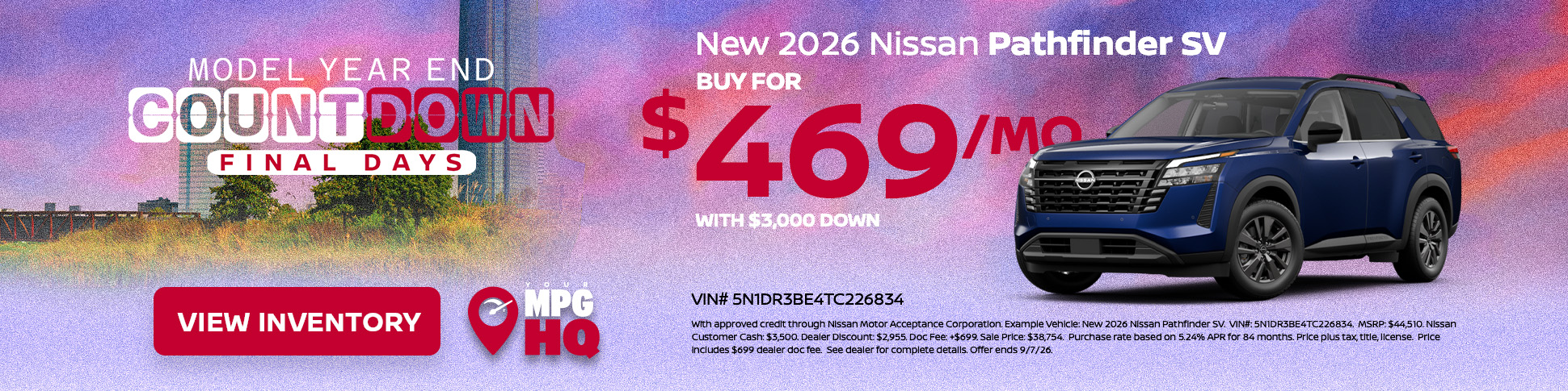 New 2026 Nissan Pathfinder