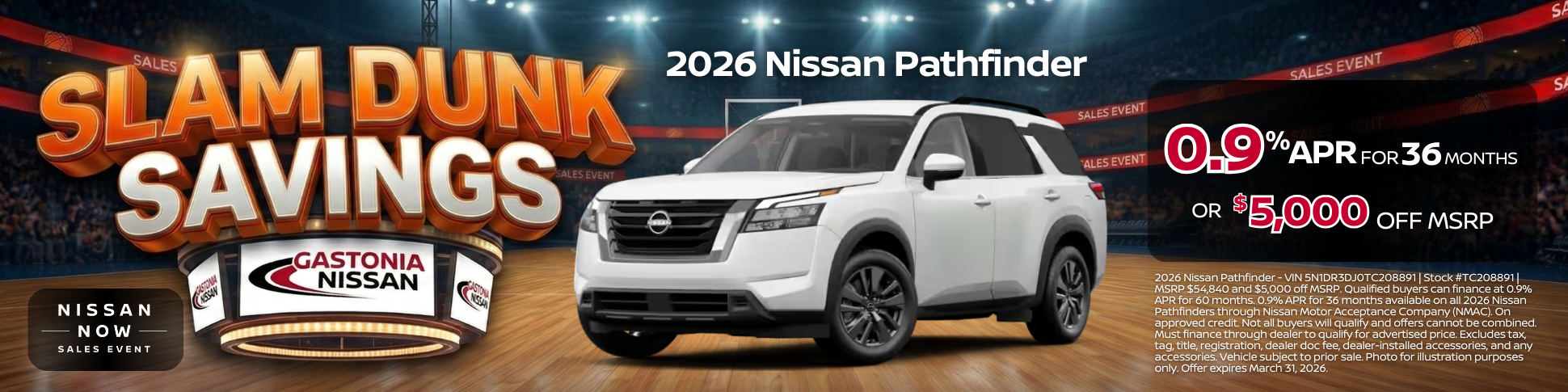 March Specials Gastonia Nissan