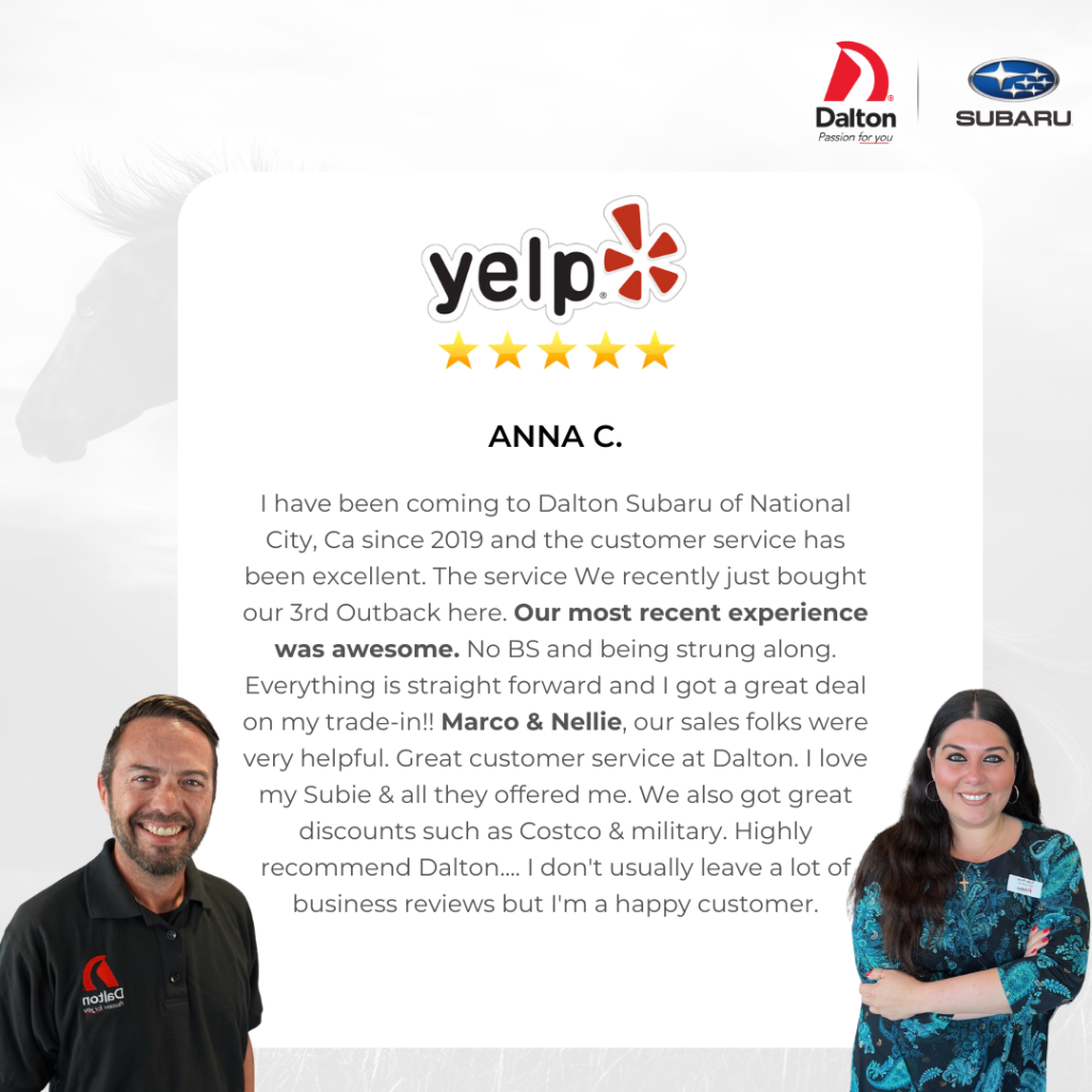 Customer Yelp review graphic