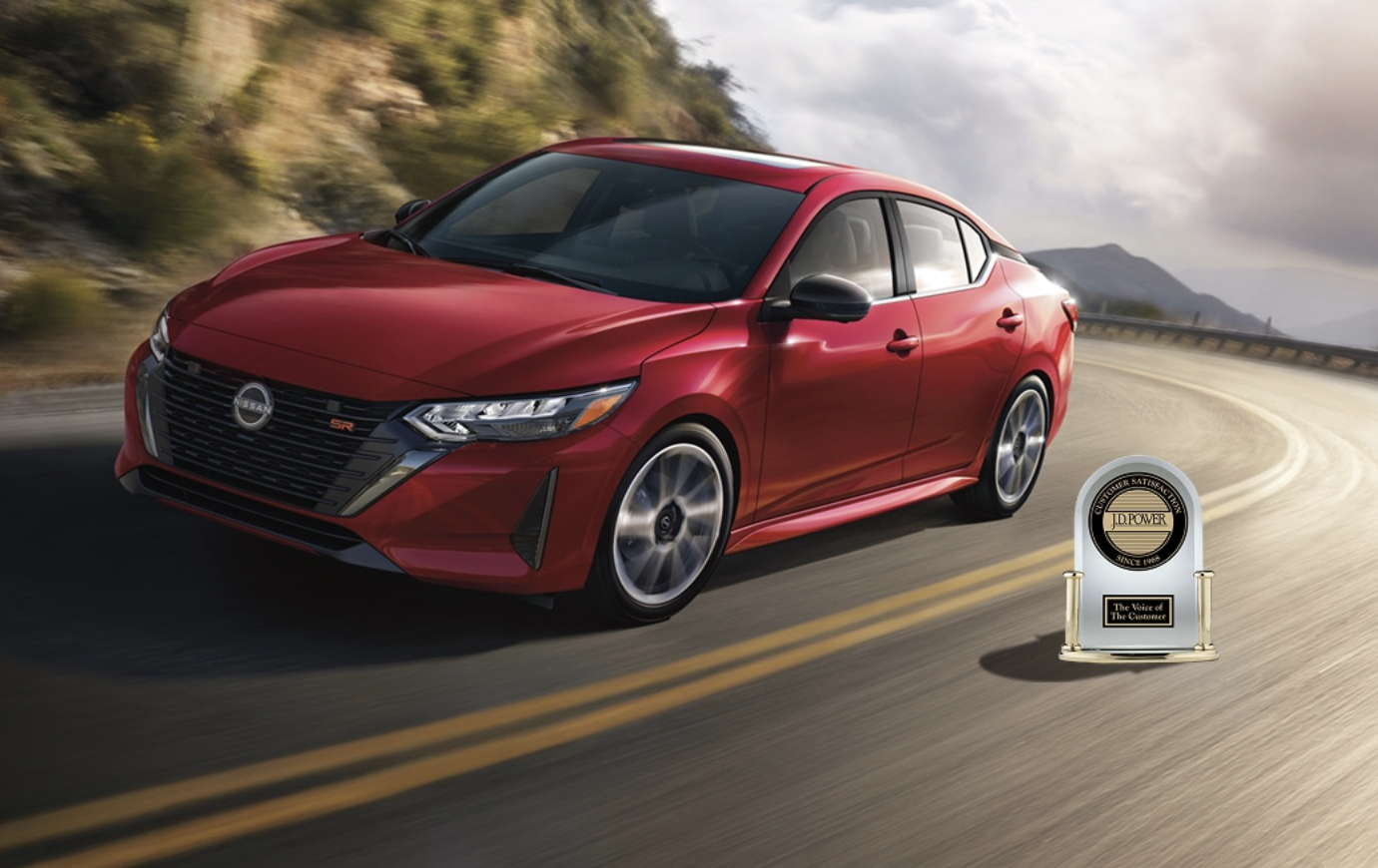 Red Nissan Sentra