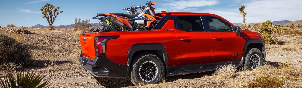 2026 Chevy Silverado EV Trail Boss Exterior Passenger Side Rear Profile