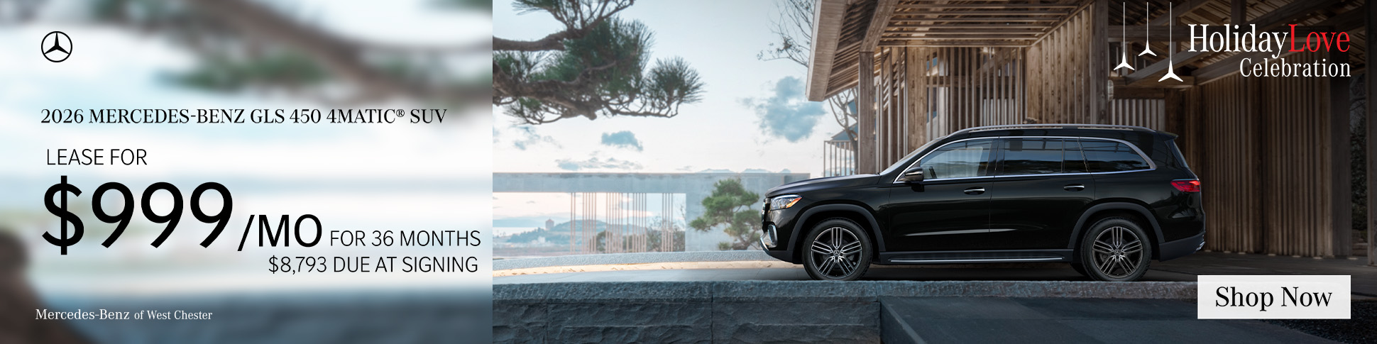  Lease a 2026 Mercedes-Benz GLS 450 4MATIC SUV for $999 per month in West Chester, OH