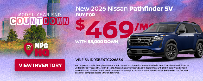 New 2026 Nissan Pathfinder