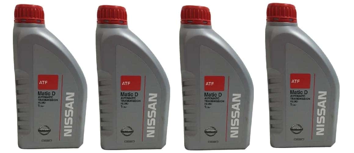 Four bottles of genuine Nissan automatic transmission fluid