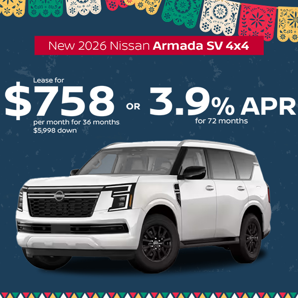 New 2026 Nissan Armada SV 4x4