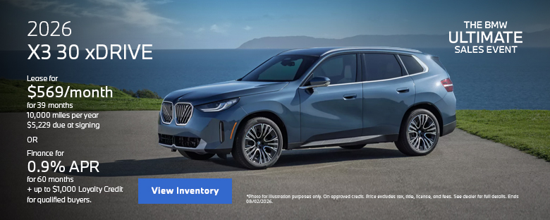 2026 BMW X3 30 xDRIVE