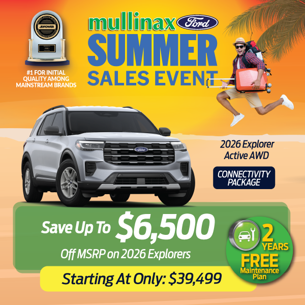 2026 Explorer Active AWD: Save up to $6,500 off mSRP