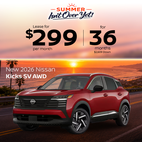 New 2026 Nissan Kicks SV AWD