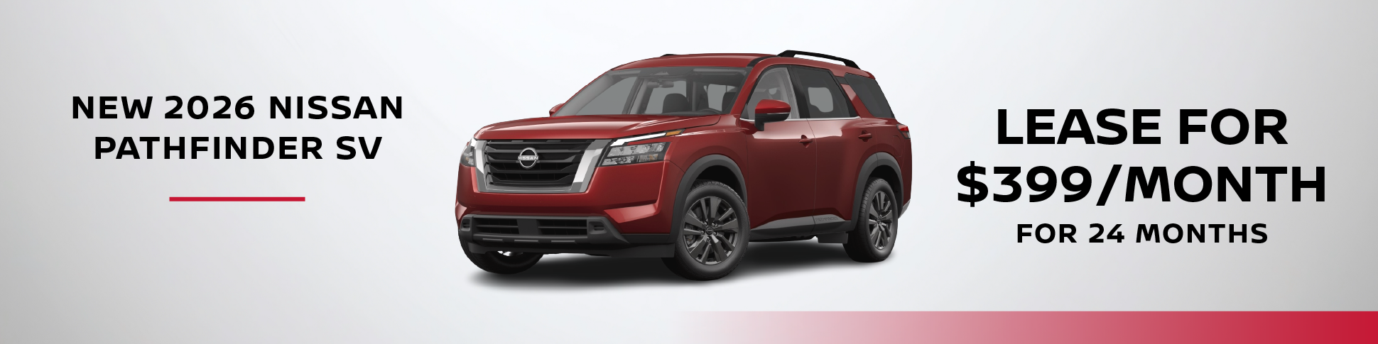 NEW 2026 NISSAN PATHFINDER SV
