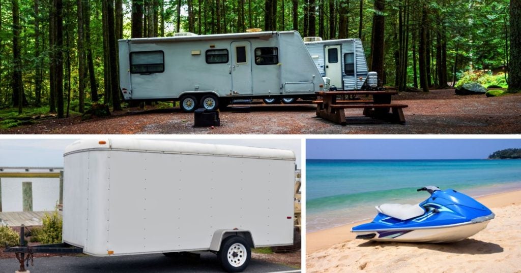 You can safely tow camping trailers, utility trailers, and jetskis with the Subaru Forester
