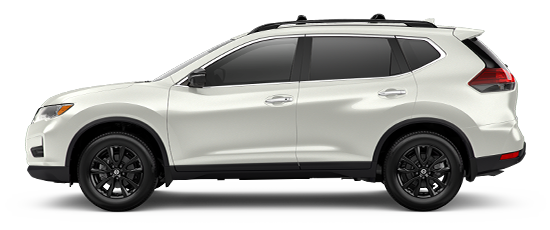 2017 Nissan Rogue Midnight Edition, side profile