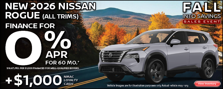 2026 Nissan Rogue (All Trims)