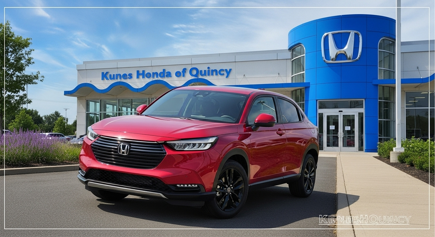 Explore the 2024 Honda HR-V at Kunes Honda of Quincy. Check out our inventory and find the perfect model for you. Shop New Hondas today!