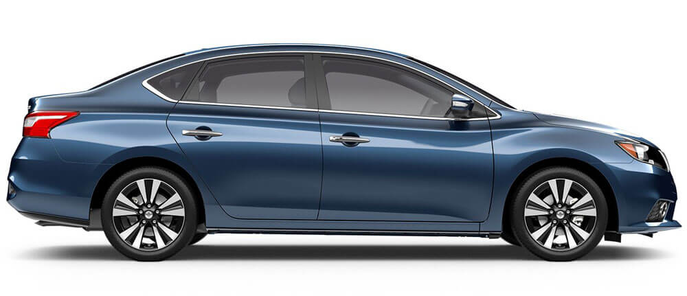 2017 Nissan Sentra sedan in Graphite Blue
