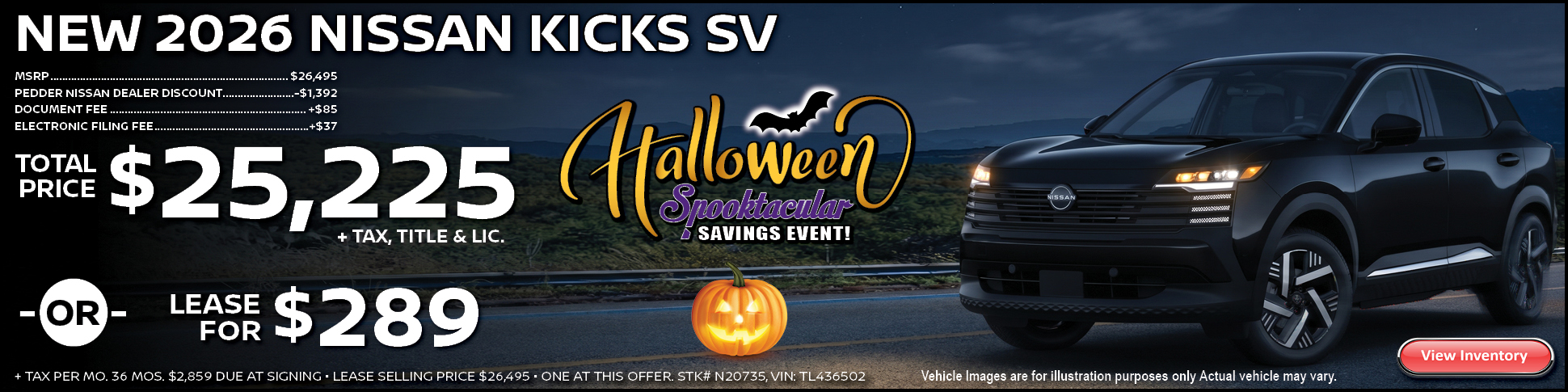 2026 Nissan Kicks SV