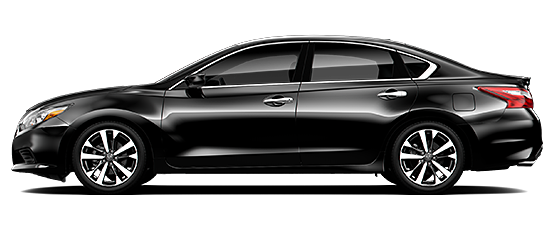 Black 2017 Nissan Altima 2.5 SR sedan, side profile