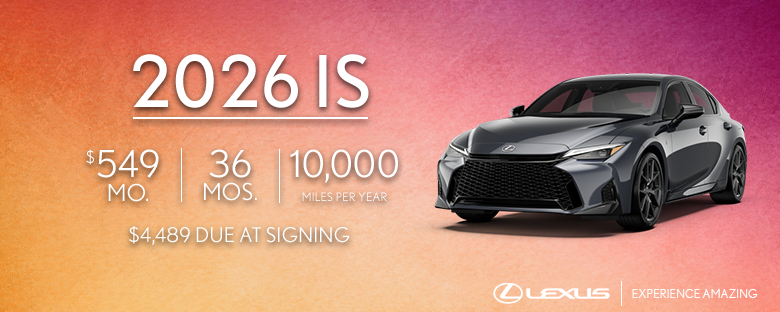 2026 LEXUS IS 350 F SPORT DESIGN AWD 