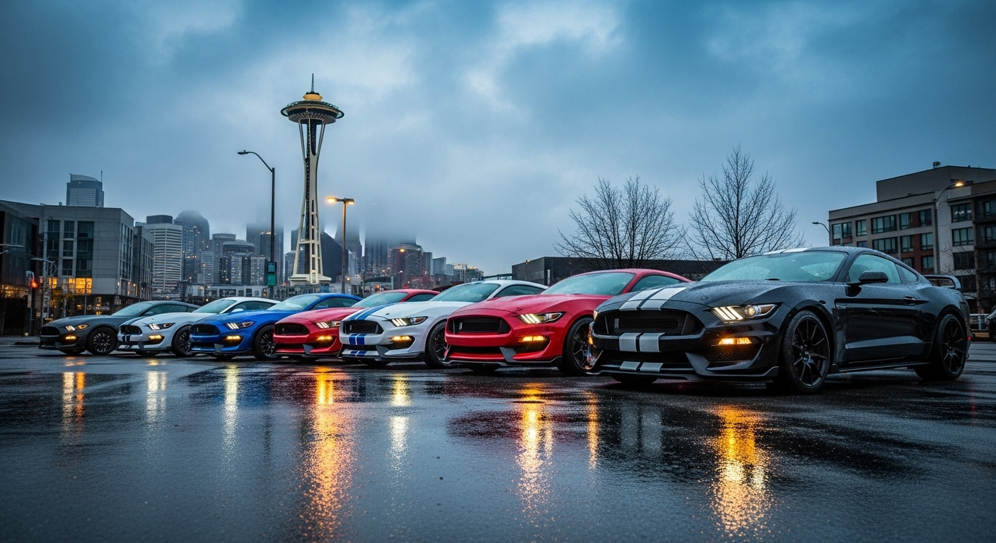 The 2023 Shelby Mustang GT350 lineup in Seattle, WA offers a thrilling combination of performance and style. Discover the various trims and specs available, and learn about delivery options across the U.S.