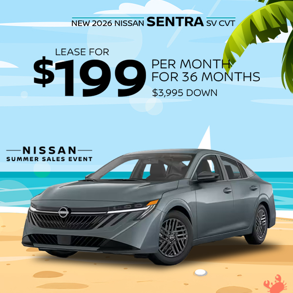 New 2026 Nissan Sentra SV CVT