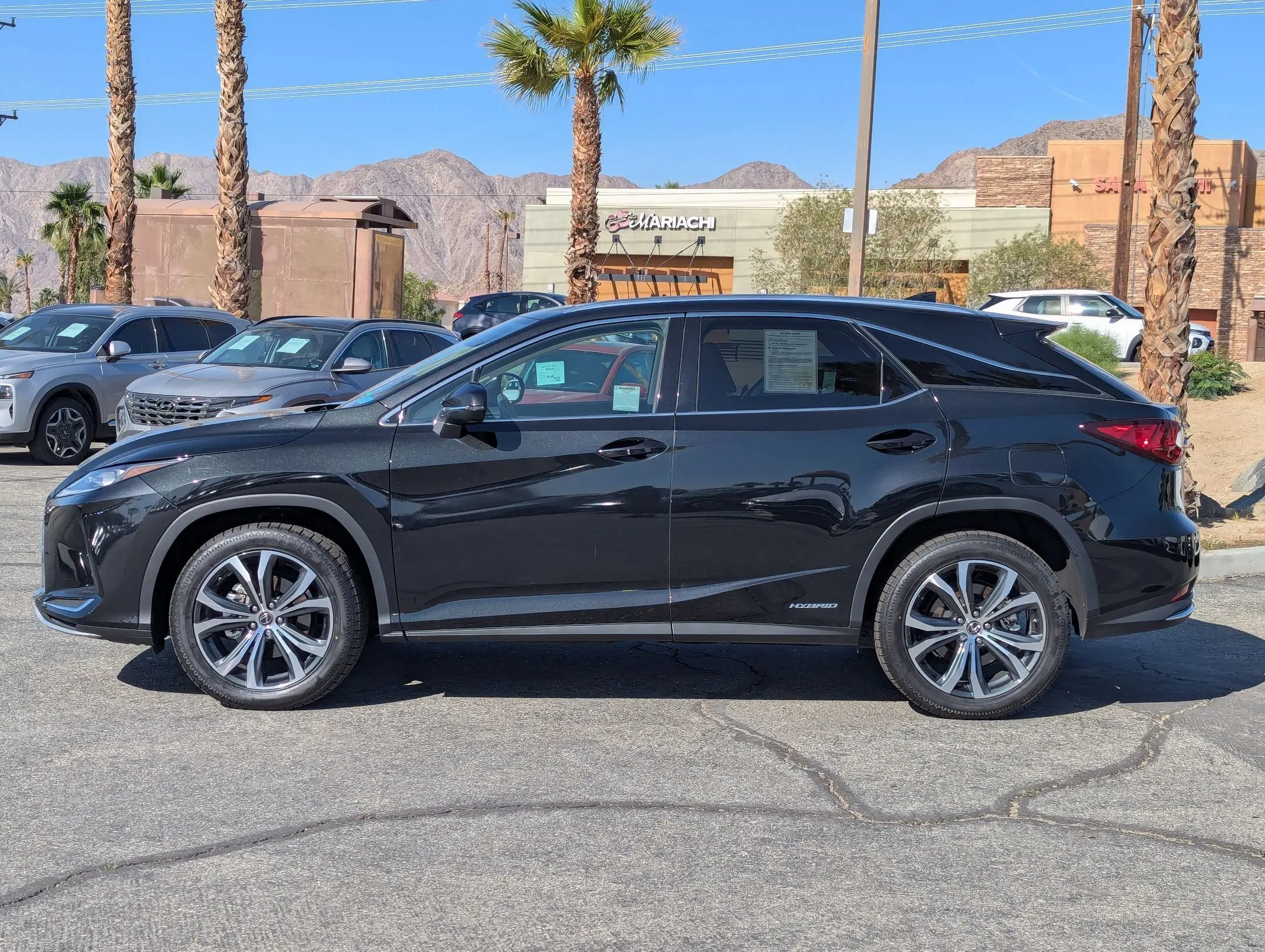 Used 2022 Lexus RX Hybrid 450h with VIN 2T2HGMDA0NC076111 for sale in La Quinta, CA