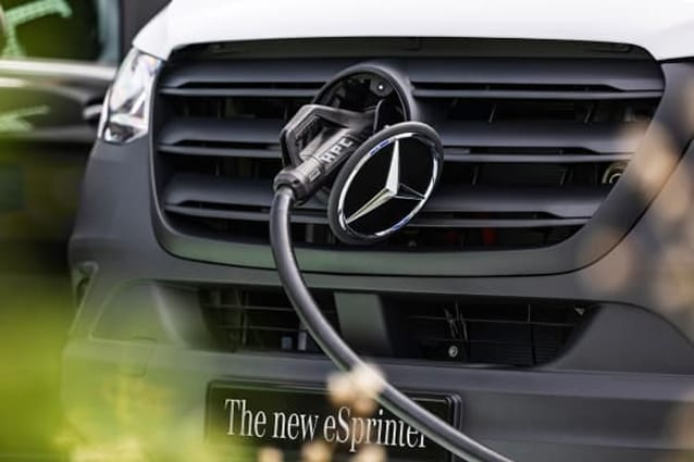 ESprinter with plugged in charger
