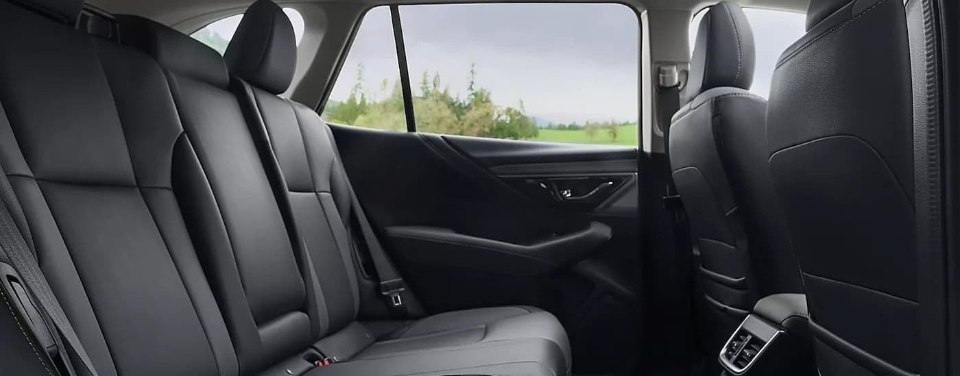 Black interior in a 2026 Subaru Outback