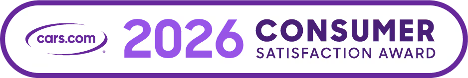 Cars.com 2026 Consumer Satisfaction Award badge