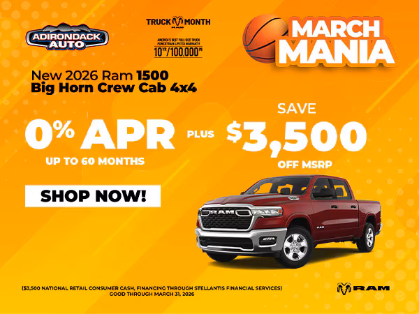 SAVE $3,500 or 0% APR for 60 Months!