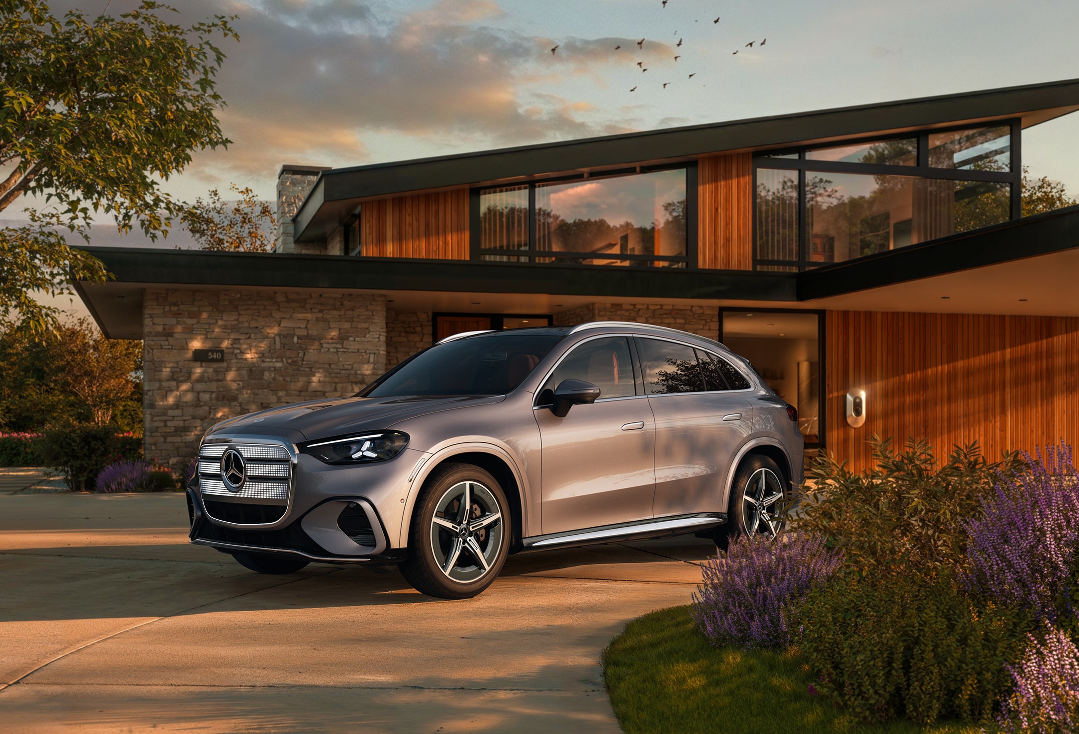2027 Mercedes-Benz GLC EV, rear three-quarter view