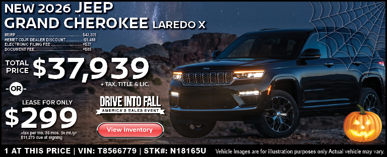 new 2026 jeep grand cherokee LAREDO X 4X2