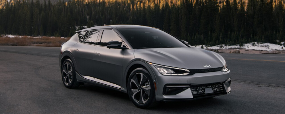 2022 Kia EV6 in the Mountains