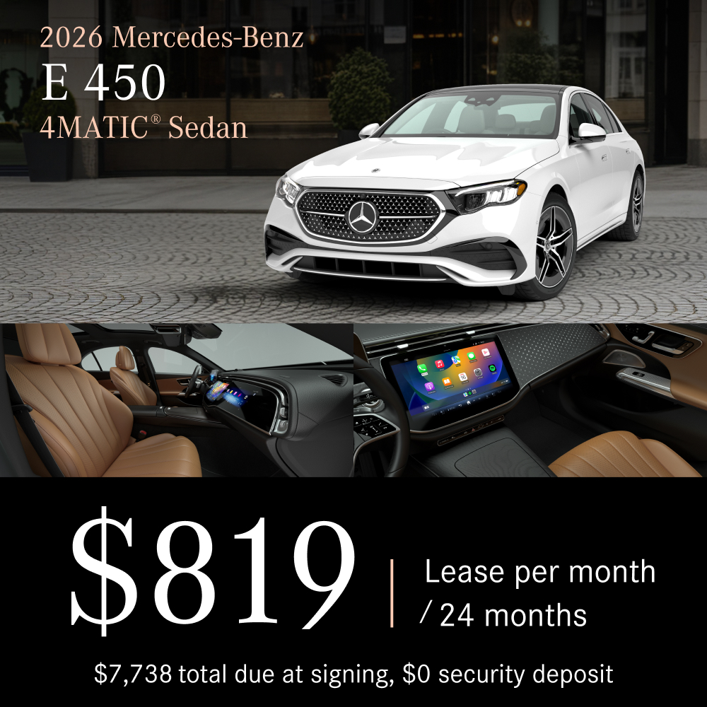 2026 Mercedes-Benz E 450 4MATIC® Sedan