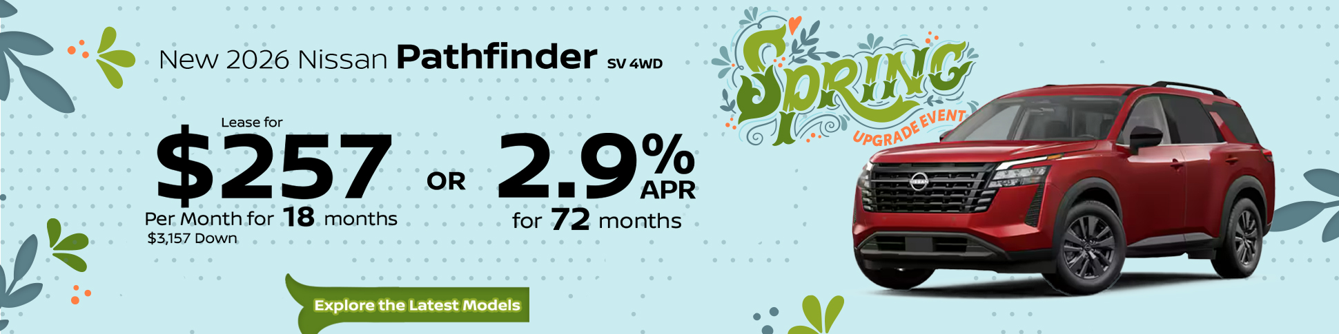 New 2026 Nissan Pathfinder SV at Greensboro Nissan