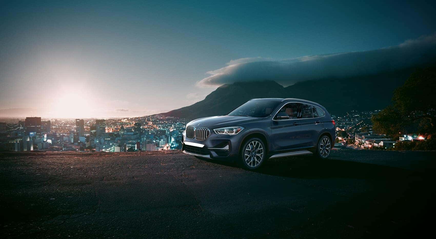 BMW X1 on the highway