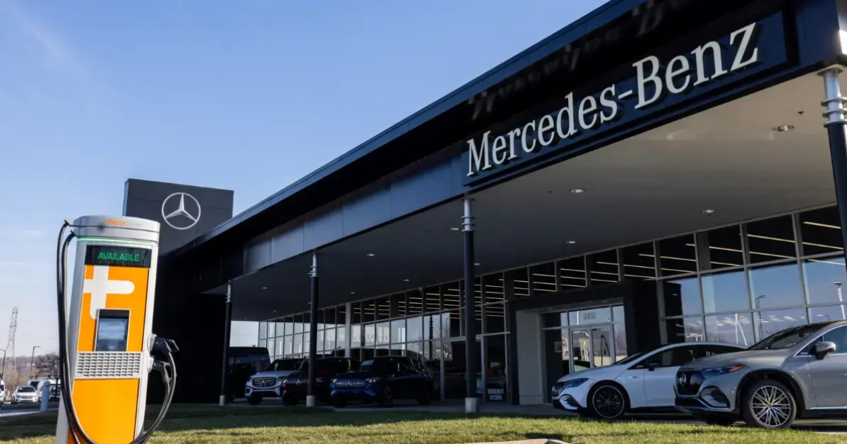 EV Charger at Mercedes-Benz of West Chester Ohio