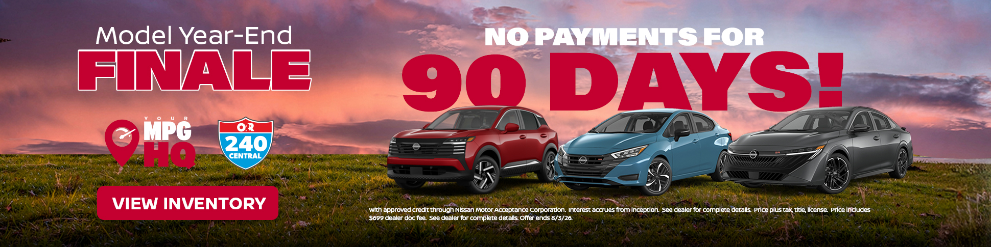 New Payments for 90 Days