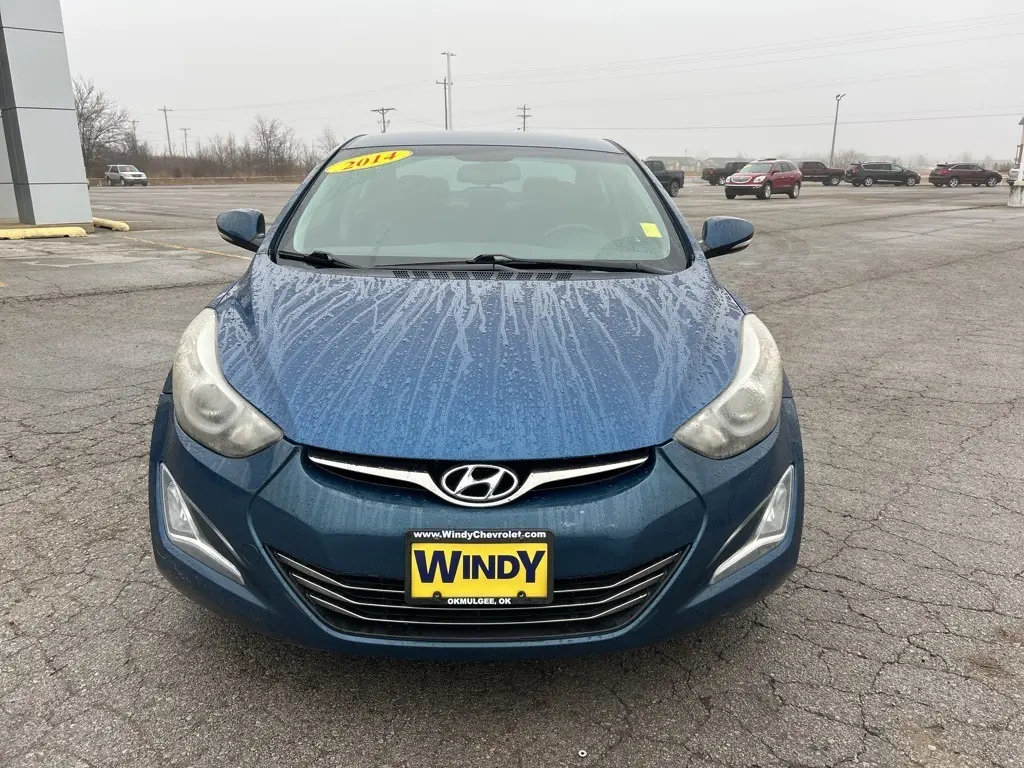 Used 2014 Hyundai Elantra Limited with VIN KMHDH4AE1EU109980 for sale in Okmulgee, OK