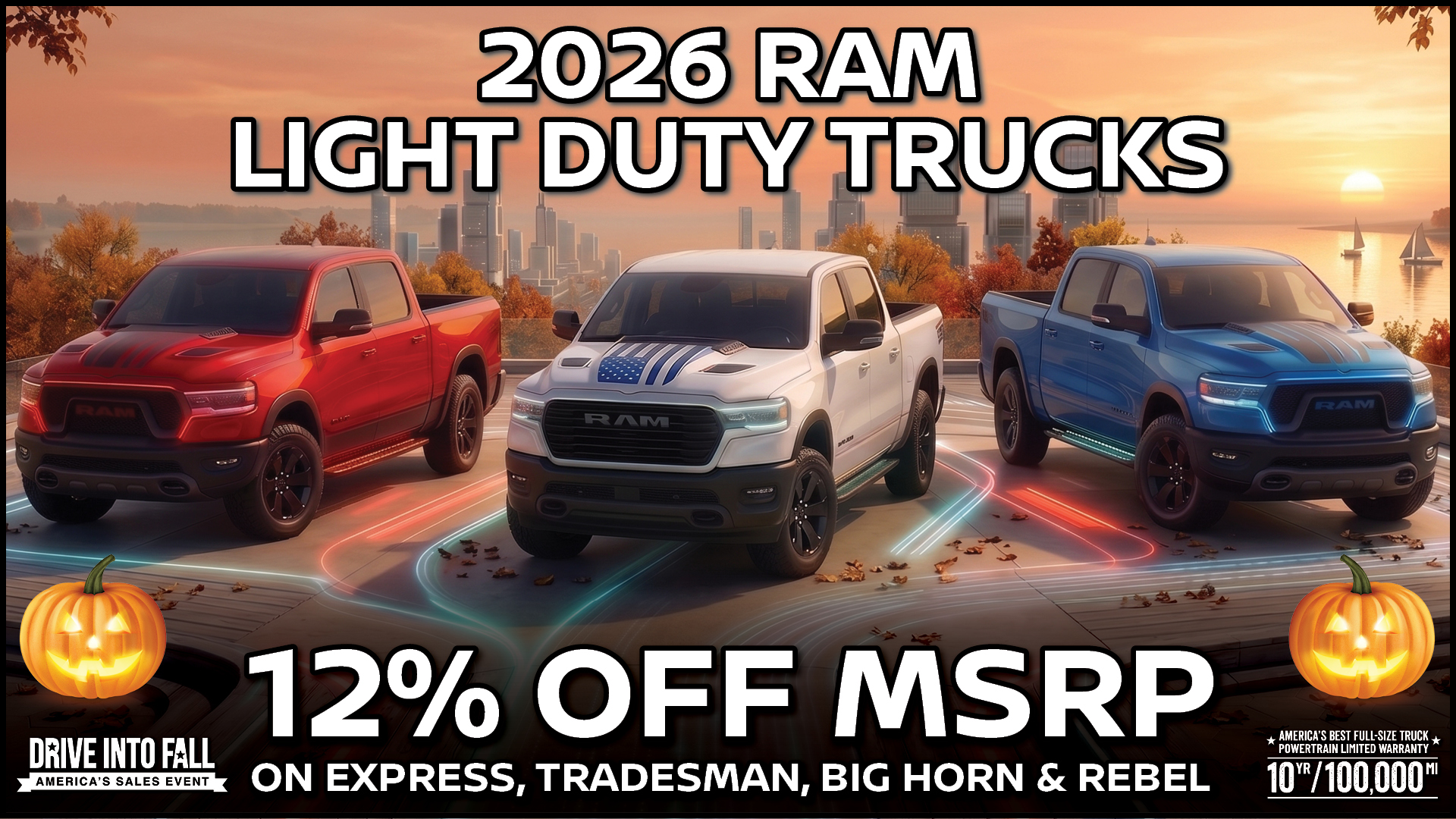 New 2026 RAM Light Duty Trucks