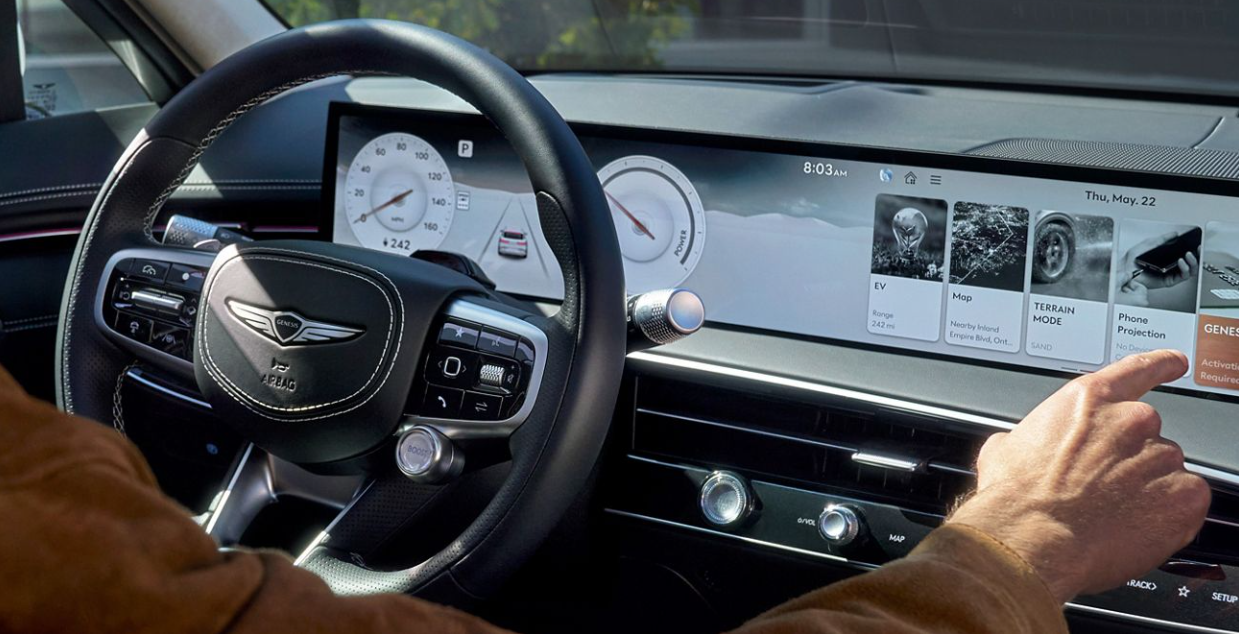 2027 Genesis Electrified GV70 interior technology