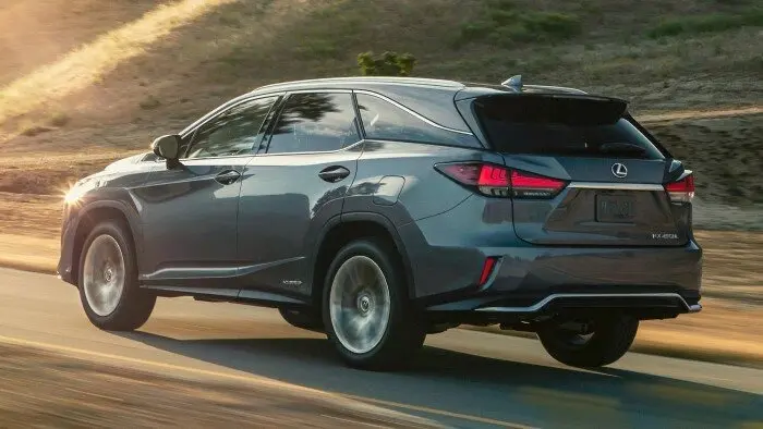 Lexus SUV on road