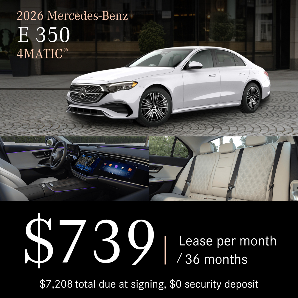 2026 Mercedes-Benz E 350 4MATIC®