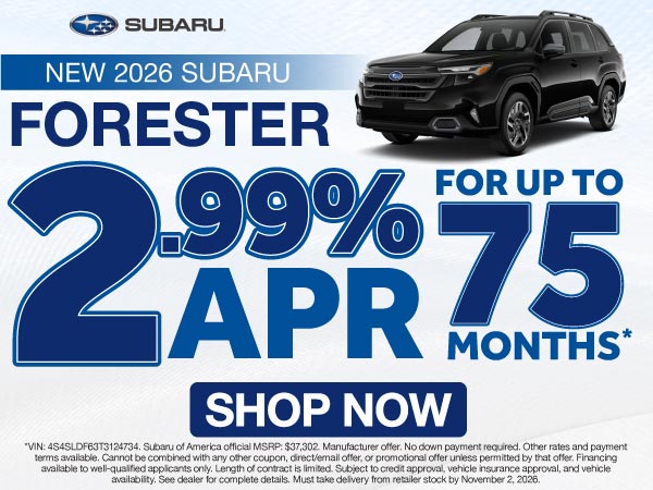New 2026 Subaru Forester