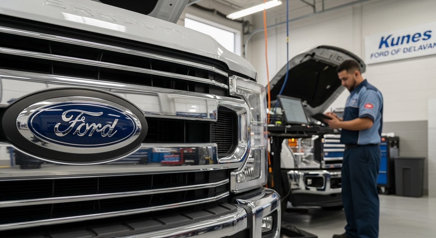 Kunes Ford of Delavan offers specialized recall services for Ford Super Duty trucks near Beloit, WI. Our expert team ensures your vehicle's safety and performance by addressing all recall notices promptly and efficiently.