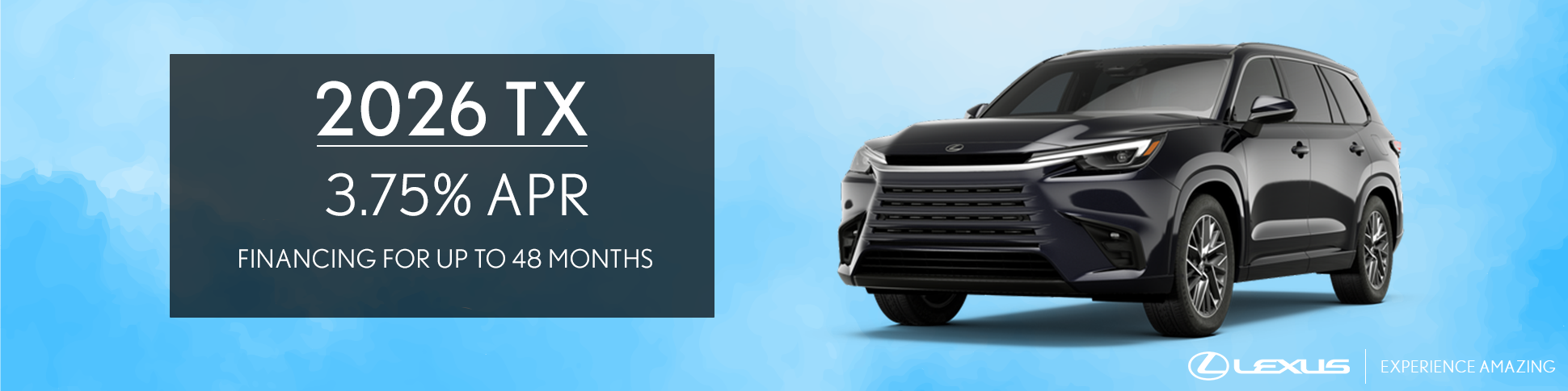 Lexus TX APR Offer