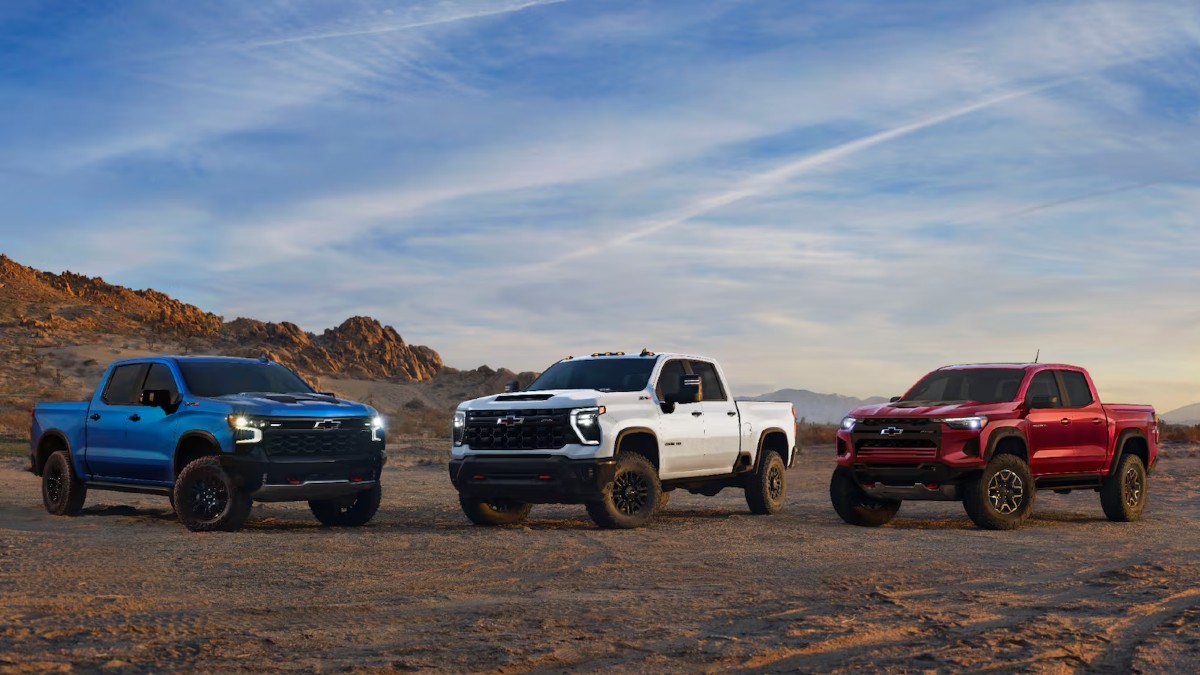 2025 Chevy Silverado Lineup Exterior Front Angles