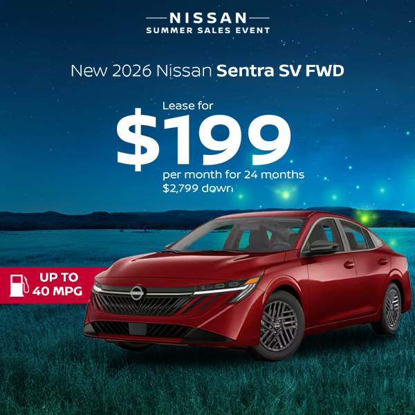 New 2026 Nissan Sentra SV FWD