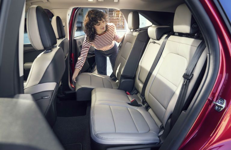 rear interior of a 2021 Ford Escape Hybrid