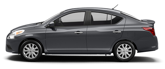 2017 Nissan Versa sedan in Gun Metallic